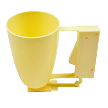 Yellow Cupcake Batter Dispenser Baking Supplies Pancake Batter Mixer Kitchen Gadget for