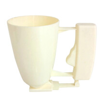 Beige Cupcake Batter Dispenser Baking Supplies Pancake Batter Mixer Kitchen Gadget for