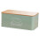 Green Bread Box with Bamboo Lid Multipurpose Kitchenware Gifts Bread Bin Storage 1
