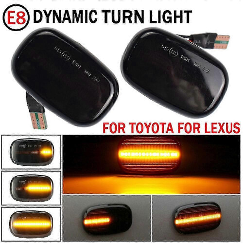 LED Dynamic Side Marker Turn Signal Light for Toyota Corolla 1992-2007 E10 E11 E12 Blinker Lamp 2