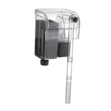 A Auto Start Hang on Back Aquarium , 250L/H Small Fish Tank Hanging
