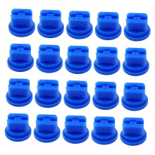 blue 20 Pieces Agricultural Sprayer Nozzle Tips Parts Versatile 110 Degree for Garden