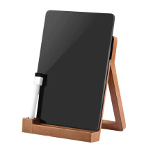 Black Tabletop Message Board Writing Supplies Stable Wood Stand Reusable Small Dry