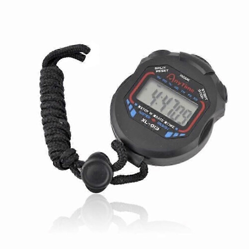 Digitale draagbare LCD-chronograaf, sportstopwatch, timer, stopwatch