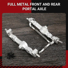 Full Metal Front And Rear Portal Axle Mn D90 Mn90 Mn96 Mn98 Mn99s Mn45 112 Rc Car Upgrade De