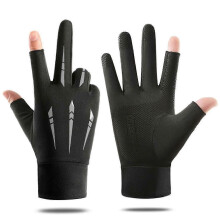 Zweifingerhandschuhe für Erwachsene, Damen und Herren, niedliche, weiche, hautfreundliche Handschuhe (Farbe: Schwarz)