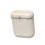 light yellow Hanging Trash Can with Lid Kitchen Compost Bin Mountable Compact Generous 12L 1