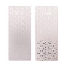 2pcs Diamond Sharpening Stone Whetstone Honeycomb Diamond Sharpener Plate With Nonslip Base60012
