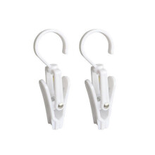 2 stuks hoedclips, winddicht, antislip, kledinghangerhaken, draaibare wasknijpers voor hoeden, handdoeken en sokken Jikaixiang