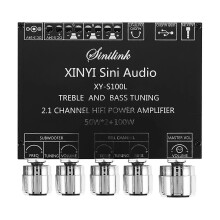 Bluetooth 50 21 Channel Power Audio Stereo Subwoofer Amplifier Board 50wx2100w Speaker Amp Xys10