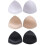 Bra Pads Bikini Pad Bra Inserts Push-up Pad, 3 Colors, Triangle Shape, Black_FC10 1