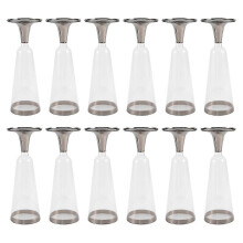 Flûtes à champagne jetables en plastique pour mariage, verres à champagne pour réceptions -