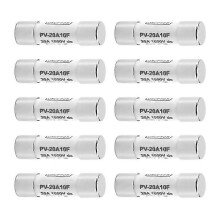 10 Pcs 1000 Fuse Solar Pv Explosionproof Fuse 20a Silver