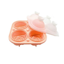 3d Rose Ice Square Moldice Square Traysmake 4 Giant Cute Flower Shape Icedishwasher Fun Big Pink