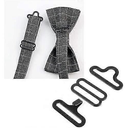 50 Set Bow Tie Hardware Sets Adjustable Straps Necktie Hook Bow Tie 1