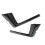 Right Front Corner Lid Windshield Side Trim Compatible with Yaris 2012 2015 Replacement Black Plastic Cover 5