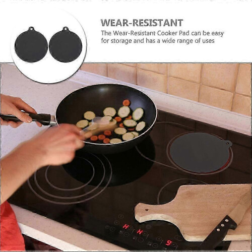 2pcs Household Induction Cooktop Protective Pad Silicone Kitchen Cooktop Protector 2