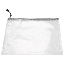 12 Pcs Zipper File Bag A4 Zipper Mesh Bag Board Game Storage Bag Pvc File Bag Office Supplies