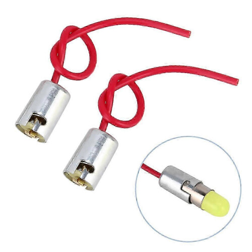 2 PCS BA9S Bulb Socket Holder Base Wire Connector for LED Light Lamp Replacement 1