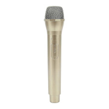 Prop Microphone, Fake Microphone Plastic Microphone, Portable Prop Mic, Prop Microphone for Karaoke(Gold)