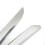 2 Pcs Chrome Silver Anti-Scratch Bumper Strips for Citroen C5 X7 (2007-2015) - Left and Right Replacement 3