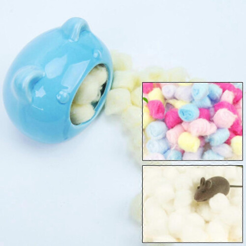 Practical Small Pet Cotton Balls Sleeping Bed Filler Soft Keep Warm In Winter 1