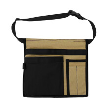 Khaki Tool Belt Apron,Work Belt Adjustable with Multiple Pockets Gardening Tool Waist