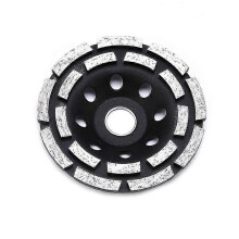 Diamantslijpschijf van 125 mm voor het slijpen van beton, steen en graniet.