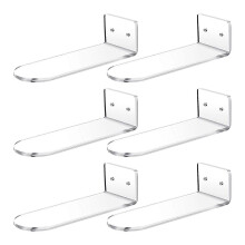 6 Pack Floating Shoe Shelves Parent Acrylic Wall Mounted Shoe Display Shelves Display Colle