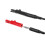2 Pcs Alligator Clips with Button Plastic Terminal Test Clamps for Multimeter 2