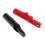 2 Pcs Alligator Clips with Button Plastic Terminal Test Clamps for Multimeter 4