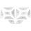 Steering Wheel Button Switch Sticker C E 1