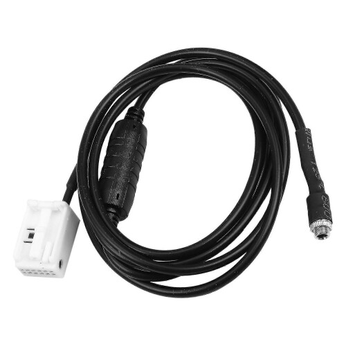 Car Aux Audio Cable Connector With Resistor 1.5m 12 Pin For E60 E61 E63 E64 E65 E66 E81 E82 E83 E87 2