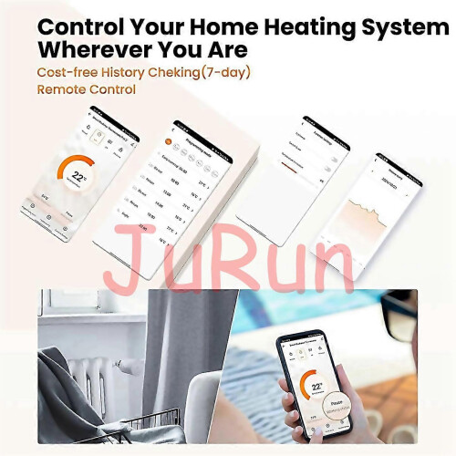 Smart Radiator Thermostat Programmable Temperature Controller Valve Works With Alexa Trv Thermos 2