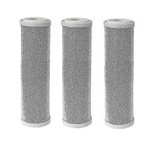 Filtres à eau à charbon actif 10 CTO 3 pièces, cartouches filtrantes