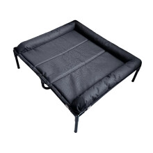 black Elevated Cooling Dog Bed Pet Hammock Cot Waterproof AntiSlip with Breathable