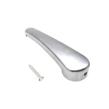 Zilverkleurige toiletdeurhendel voor Elddis Compass, Bailey, Hymer caravan of camper.