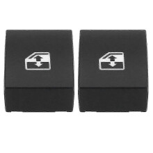 2 cubiertas para botones de interruptor de elevalunas eléctrico 13228881 para Vauxhall Opel Astra Mk5 H 04-10 Zafira B 05-1