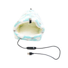 Blue M Hamster Warm House Fleece Hut USB Powered Adjustable Temperature Comfortable
