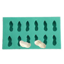 2024 Kuchendekorationsform Erdnuss 3D Silikon-Backform für Schokoladenbrownie-Mousse, Dessert-Werkzeuge