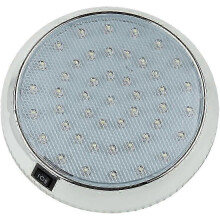 Asuntoauton sisävalo 12 V 46 LED kattovalo asuntovaunuun, matkailuautoon, veneeseen, meriajoneuvoon 12,5 * 12,5 * 2 cm