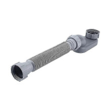 Low Profile 1 1/2 P Trap Flexible Bathtub Shower Drain Pipe Flat P Trap Free Standing Tub Drain For Bath Bathtub Drain Zekai