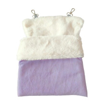 Purple Sugar Glider Sleeping Pouch Bag Cage Accessories Large Warm Hamster Hammock