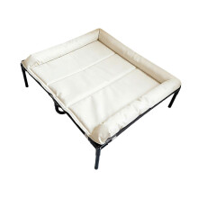 white Elevated Cooling Dog Bed Pet Hammock Cot Waterproof AntiSlip with Breathable
