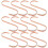 Tiny S Hooks Practical Design Metal Hanging Hooks for Home Organization Rose Gold 12Pcs 5