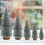 Small Christmas Tree, Valentines Day Decor, 5pcs Mini Christmas Tree Set 4