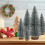 Small Christmas Tree, Valentines Day Decor, 5pcs Mini Christmas Tree Set 5