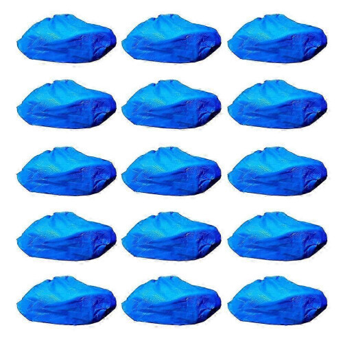 Copriscarpe per bambini impermeabili e antiscivolo, blu, 32x15 cm, 100 pezzi 1