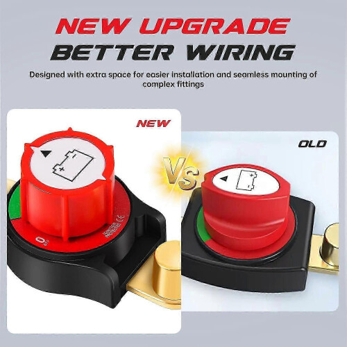 Top Post Battery Disconnect Switch, Car Battery Disconnect Switch 12V-48V 2