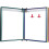 A4 Magnetic Document Holder, A4 Leaflet Holder Wall Mounted, A4 Document Stand 33x23x5.8CM Multicolor 2